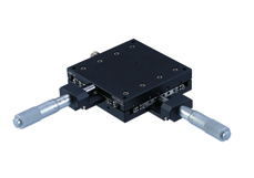 XY Axis Manual Stage Thin Type SEMYW80-AC With Micrometer Head & Central Feeding